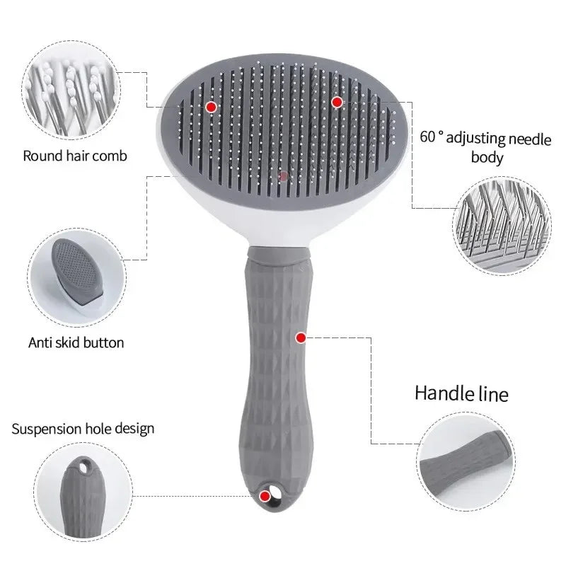 PawGroom Self-Cleaning Pet Brush