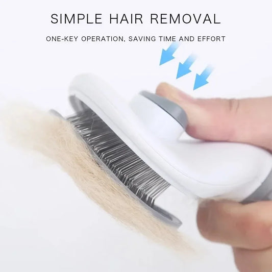 PawGroom Self-Cleaning Pet Brush