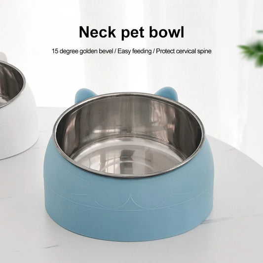 PurrfectTilt Stainless Pet Bowl